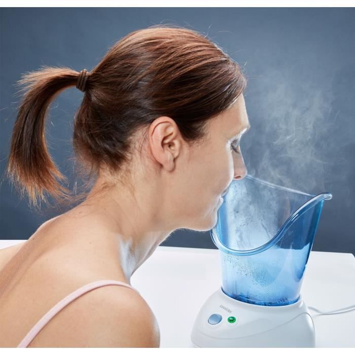 LANAFORM FACIAL CARE - Sauna portatif visage - Enleve impuretés et comédons - Inhalateur pour dégagement des voies respiratoires