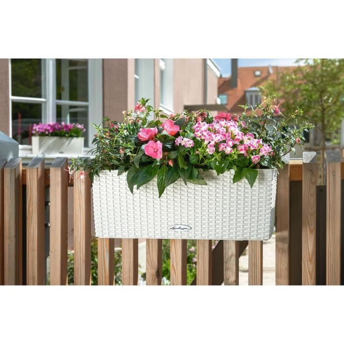 Image secondaire de Jardiniere - Balconera cottage 50 - Kit complet - Blanc - 8 L - LECHUZA