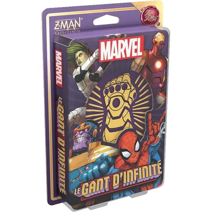 Z-Man Games | Love Letter : Marvel Le Gant d'infinité | Jeu de société | a partir de 10 ans | 2 a 6 joueurs | 20 minutes