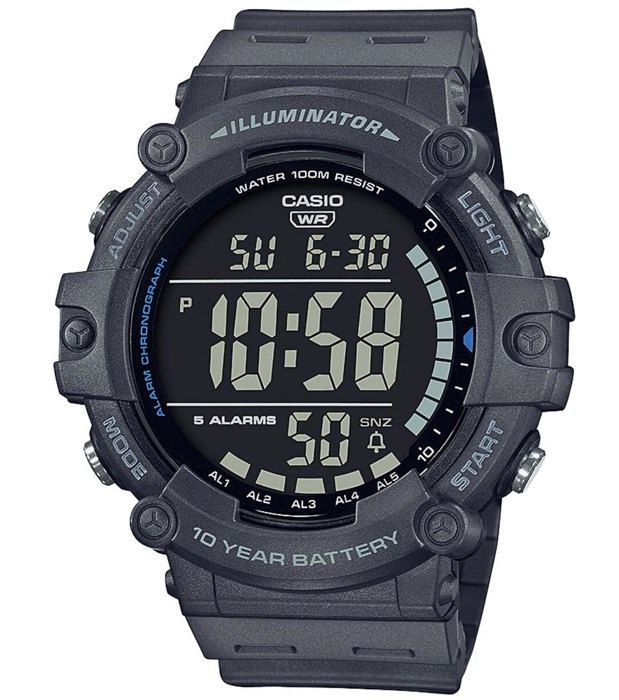 Sport watch - CASIO - Multifunction - Gray