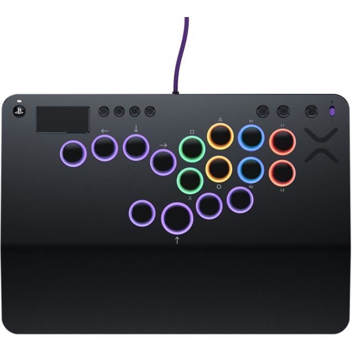 Image secondaire de Manette de combat sans levier - Playstation - Victrix Pro KO Leverless Fight Stick - Gris