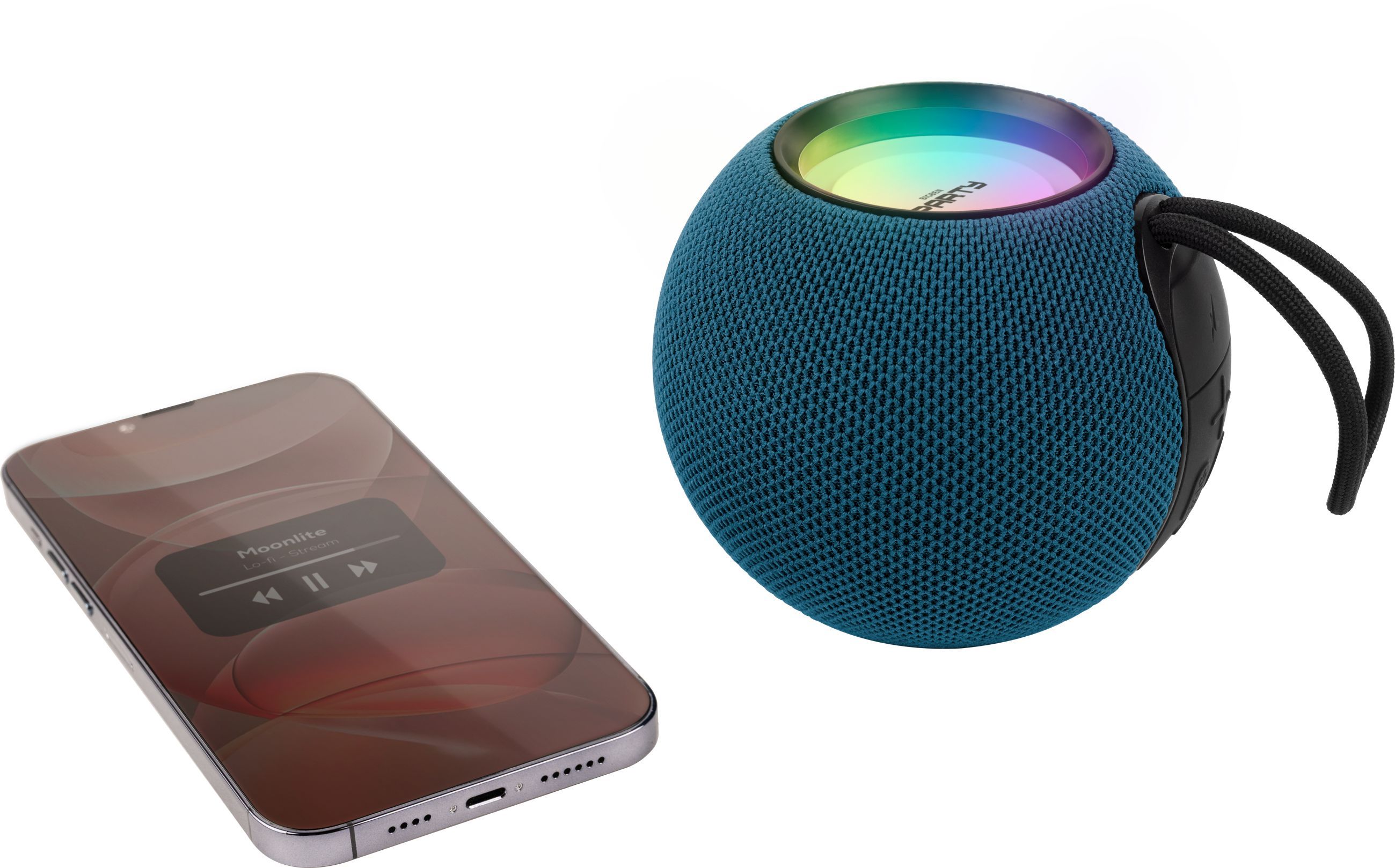 Image secondaire de Enceinte bluetooth lumineuse - BIGBEN PARTY - Bleu