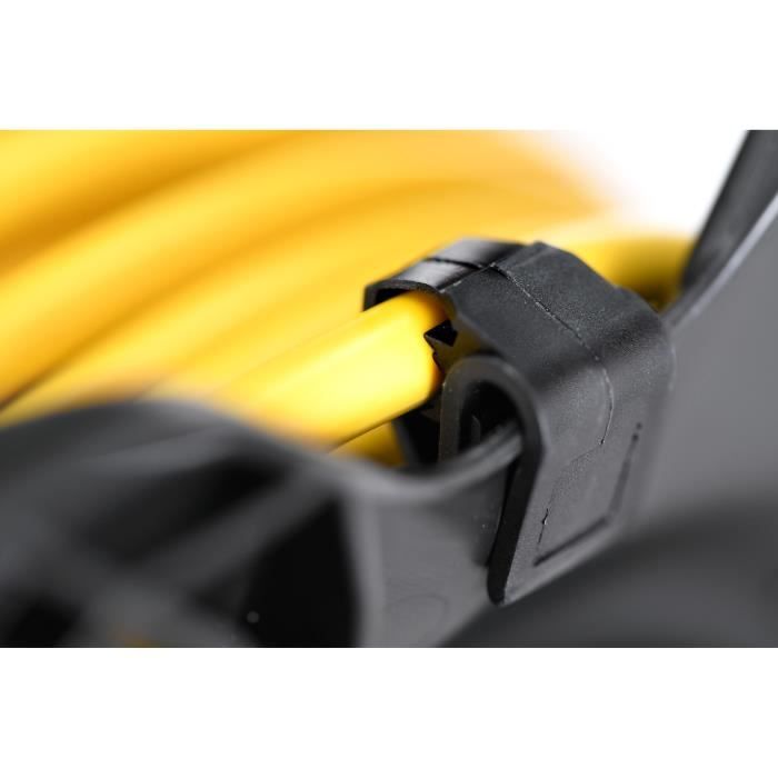 Brennenstuhl Enrouleur de câble X-GUM avec 4 prises 20m H05VV-F 3G1,5