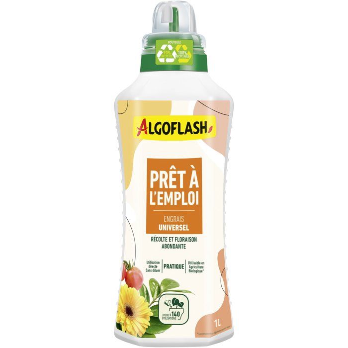 Engrais Universel Prêt à l'Emploi ALGOFLASH - 1 L