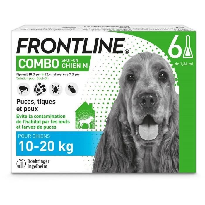 FRONTLINE Dog combo 10-20kg - 6 pipetas