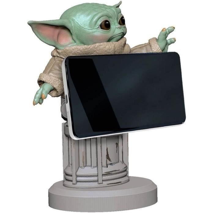 Figurine The Child Bébé Yoda - Support & Chargeur pour Manette et Smartphone - Exquisite Gaming