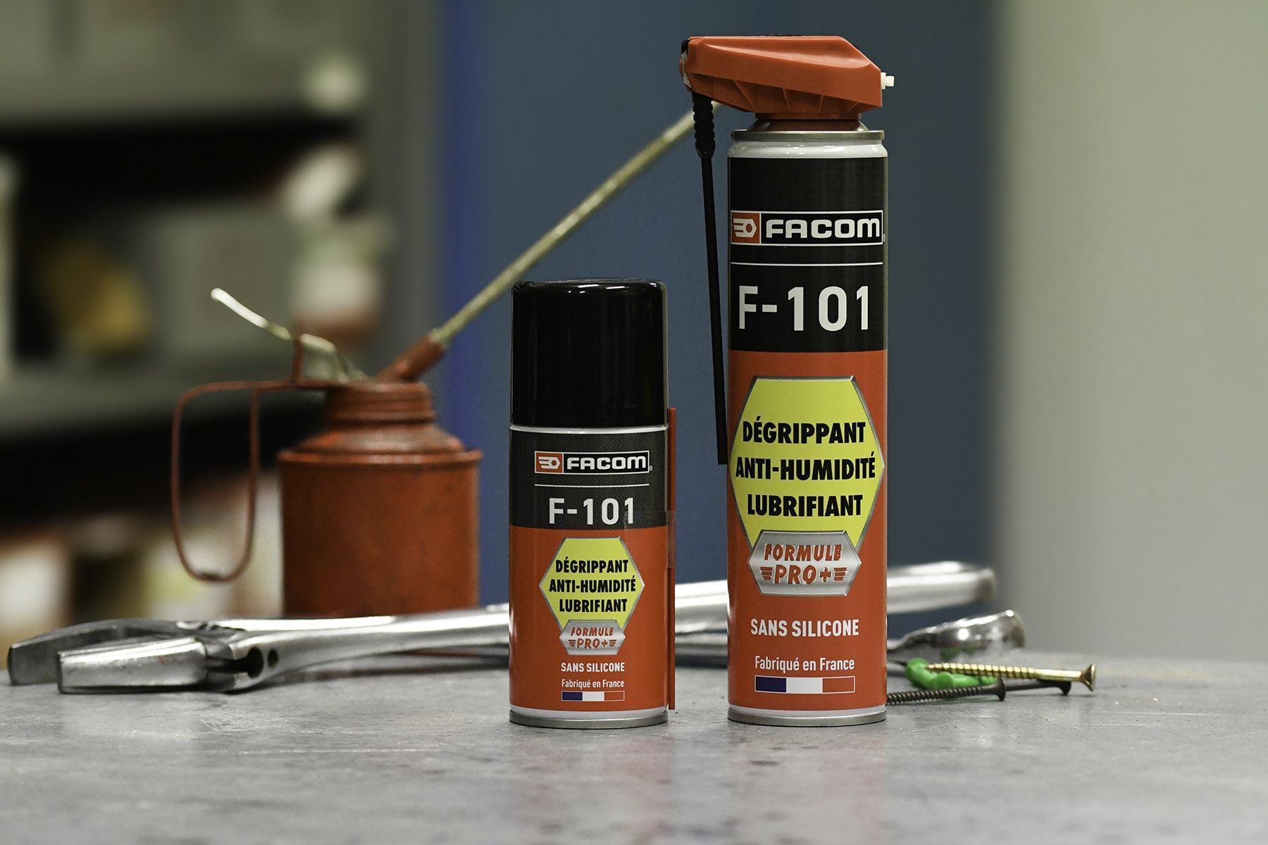 Image secondaire de Dégrippant Lubrifiant Anti-Humidité Pro+ 150 ml - FACOM