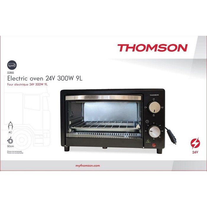 Image secondaire de Four Électrique Portable THOMSON M30 - 24V 300W 9L pour Cuisson et Réchauffage