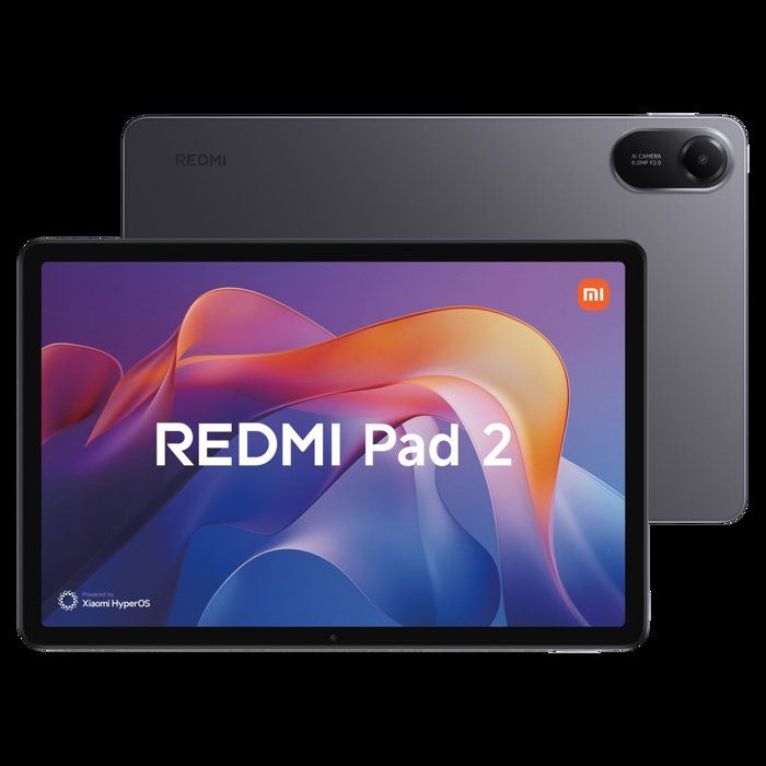 Image secondaire de Pack Tablette Android Redmi Pad 2 - 128 Go - Gris avec Coque, Stylet et Clavier