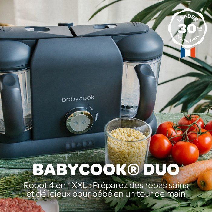 Image secondaire de Pack Babycook Duo BEABA avec Cuillères en Silicone 1er Âge
