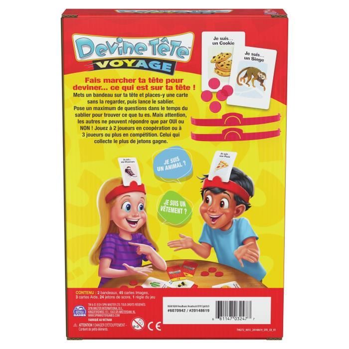 Image secondaire de Devine Tête Voyage - Jeu de société familial dès 6 ans