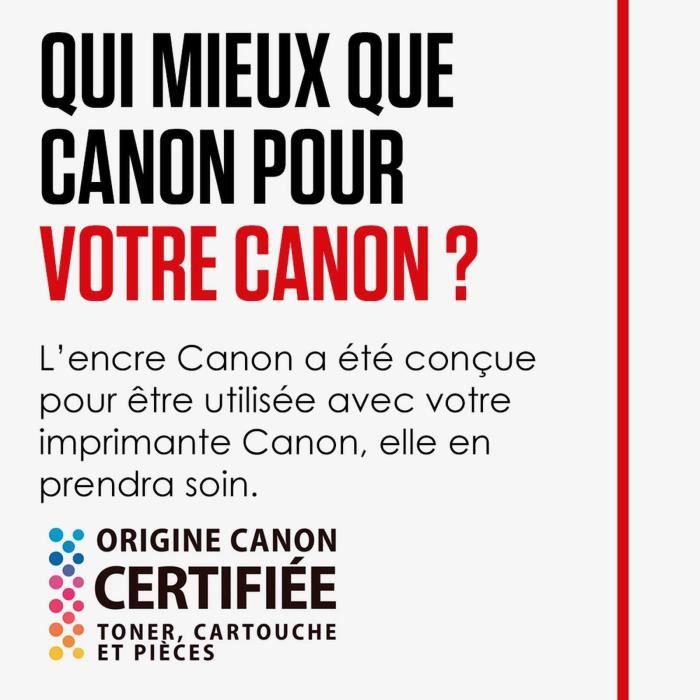 CANON Pack de 4 cartouche d'encre CLI-551 Noir/Cyan/Magenta/Jaune