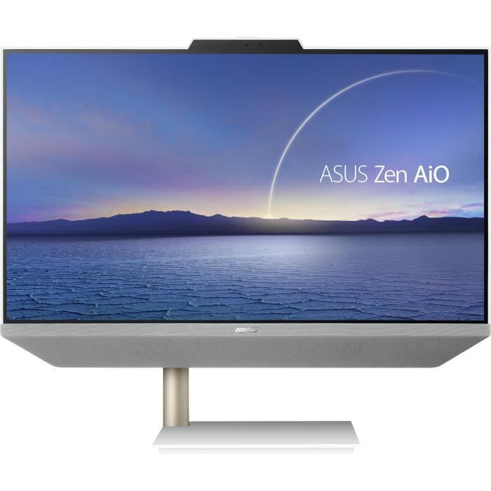 PC Tout-en-un ASUS Zen AIO 24 A5400WFAK-WA200T - 23.8 FHD - Core i5-10210U - RAM 8Go - Disque dur 1To + SSD 256Go - Win 10 - AZERTY