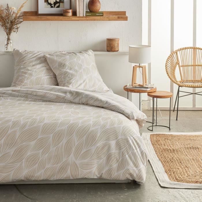 Completo letto - TODAY Crazy - Stampa grafica - 2 persone - 220 x 240 cm - Beige