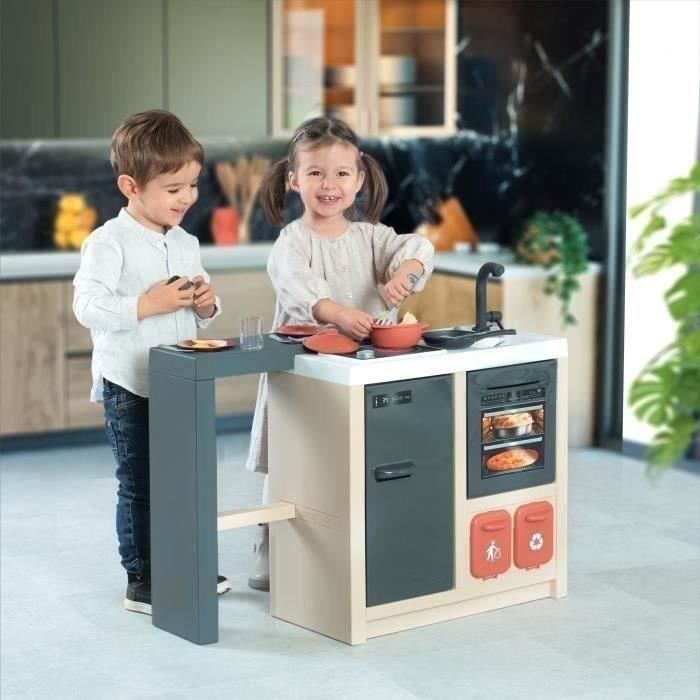 Image secondaire de SMOBY - Cuisine Ilot - Design Moderne - Surface de jeu 360° - Fonctions Traditionnelles - 23 Accessoires - des 3 ans