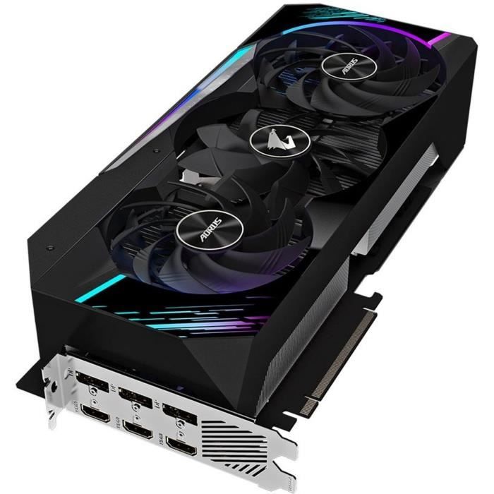 Carte Graphique GIGABYTE AORUS RTX 3080 Ti MASTER 12Go LHR (GV-N308TAORUS M-12GD)