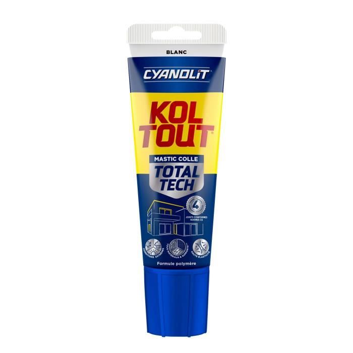 Colle de fixation et d'étanchéité - CYANOLIT - Total tech - Tube 125 ml - Haute résistance - Ultra-polyvalente