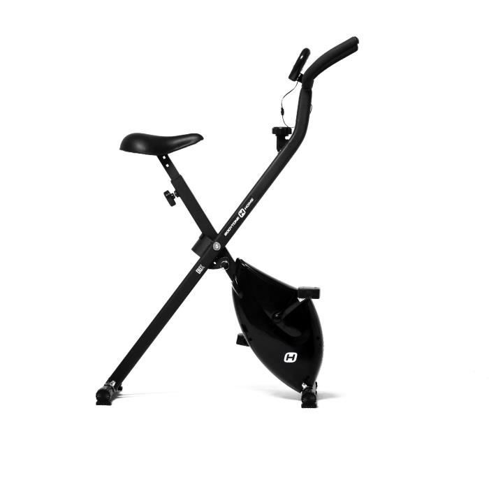 BODYTONE Cyclette DUX ultra pieghevole con 4 kg di massa inerziale. Display LCD con 6 funzioni