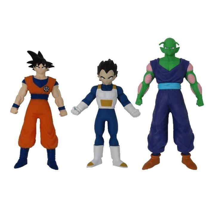 Figura elastica DRAGON BALL - Confezione da 3 - MONSTER FLEX