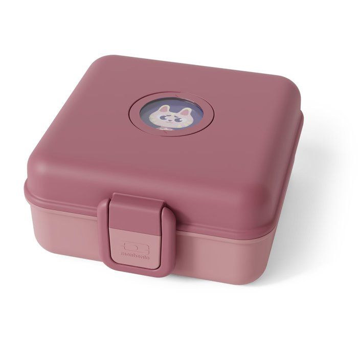 Image secondaire de Lunch Box Snacky Rose Blush pour Enfants avec Couverts Inclus
