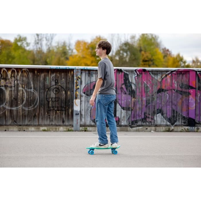 SCHILDKROT - Skateboard Retro Native Green - 56 x 14 - Vert