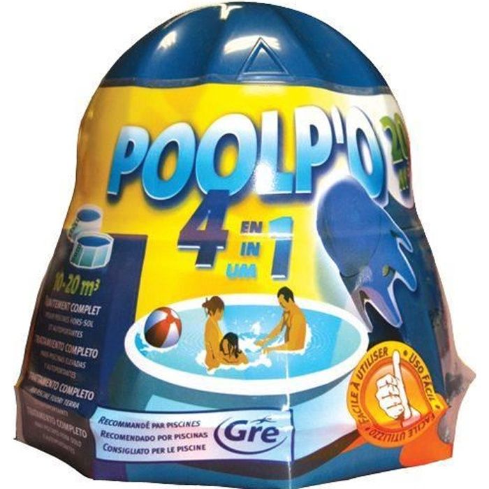 GRE - Kit Poolp'O 500 Grs Pour piscine entre 10 et 20m3