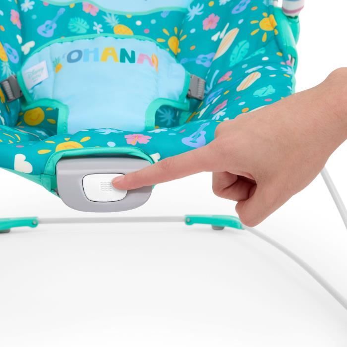 Image secondaire de DISNEY BABY - STITCH - Transat bébé, Arche avec jouets d'éveil amovible, Vibrations apaisantes, évolutif de 0 a 6 mois