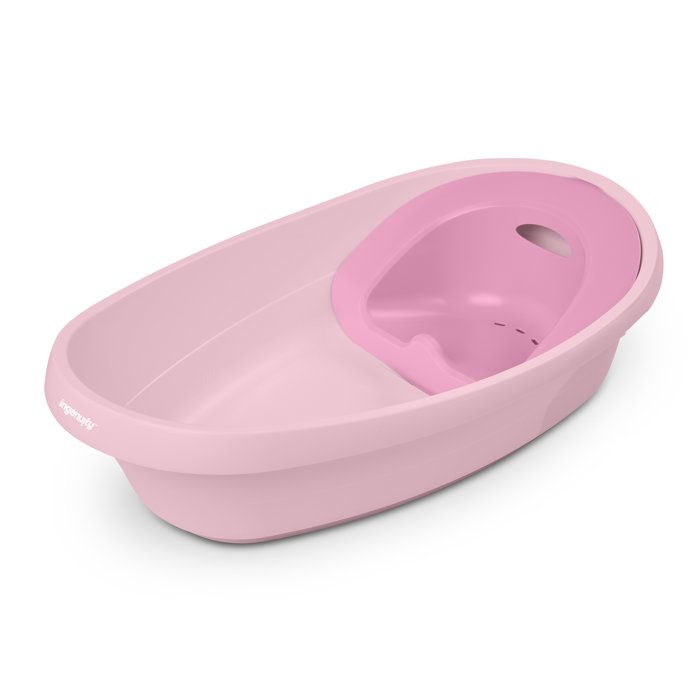 Image secondaire de Baignoire Évolutive Rose pour Bébé - 4 en 1 avec Transat et Jeux d'Eau