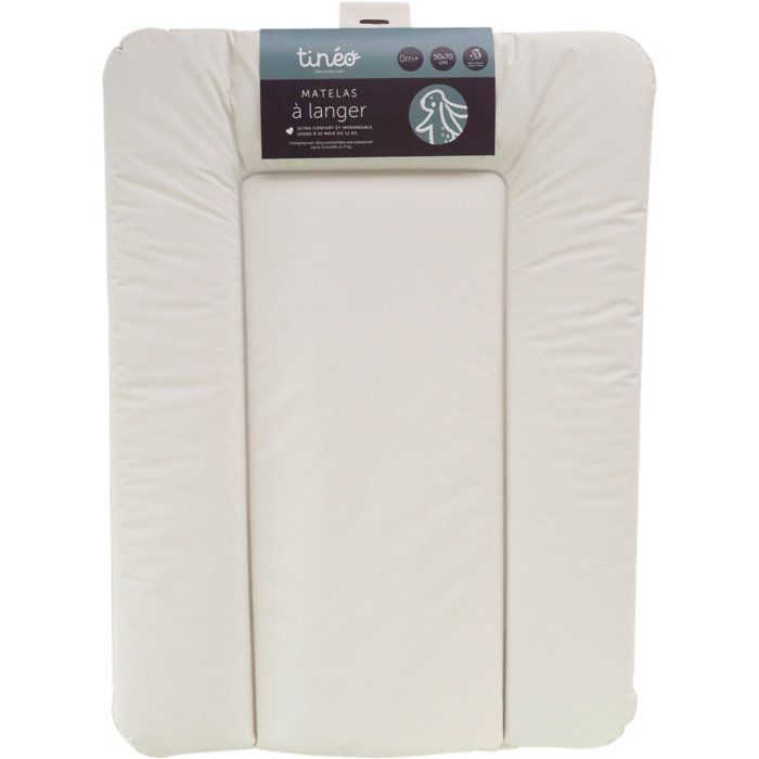 Image secondaire de Matelas à Langer Pratique TINEO - Essentiel en PVC Écru