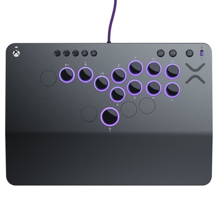 Manette de combat sans levier - Xbox - Victrix Pro KO Leverless Fight Stick - Gris