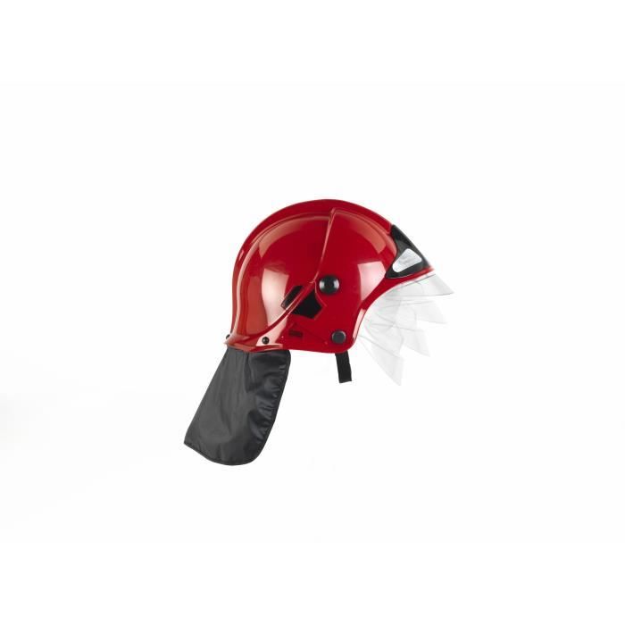 Casque de Pompier F1 Rouge avec Visière Escamotable - KLEIN