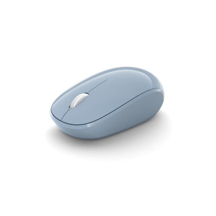 MICROSOFT Souris Bluetooth - Souris optique - 3 boutons - Sans fil - Bluetooth 5.0 - Bleu Pastel