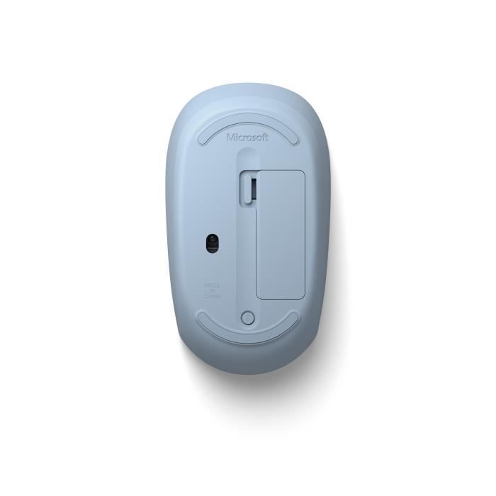 MICROSOFT Souris Bluetooth - Souris optique - 3 boutons - Sans fil - Bluetooth 5.0 - Bleu Pastel
