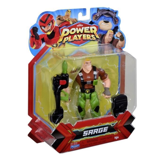 Power Players- Figurine articulée de 12 cm - Sergent Charge