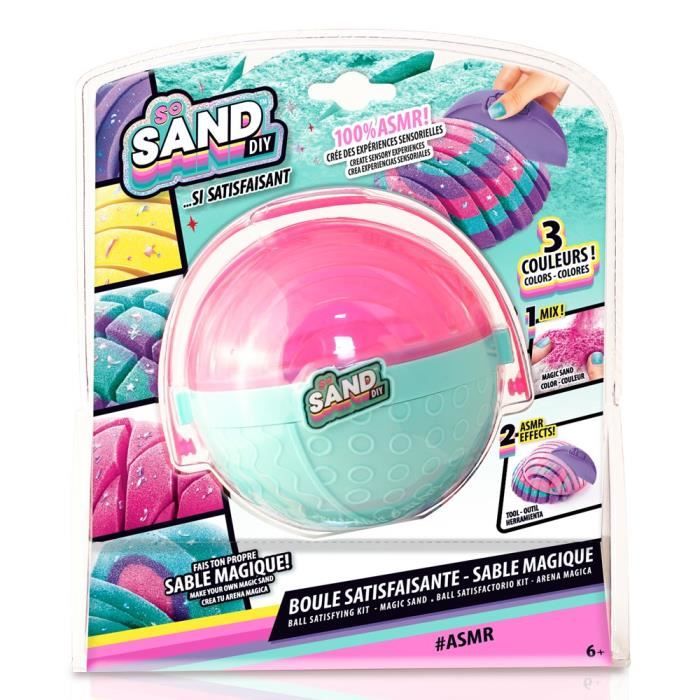 SO DIY So Sand Ball Case - Fabrique ton propre sable magique et crée des expériences sensorielles uniques !