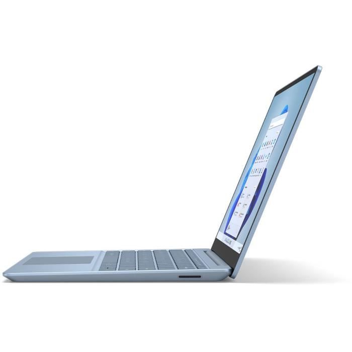 PC Portable - MICROSOFT - Surface Laptop Go 2 - 12,4 - Core i5 - RAM 8 Go - Stockage 256 Go - Windows 11 - AZERTY - Bleu Glacier