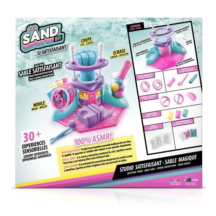 SO DIY So Sand Studio ASMR pour mouler et couper ton sable magique !
