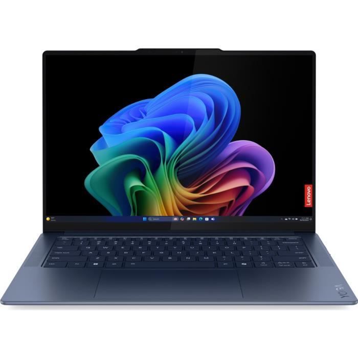 LENOVO Yoga Slim 7x 14Q8X9 Laptop | 14 OLED 3K 90hz Touchscreen - Snapdragon X Elite - 32GB RAM - 1TB SSD - Windows 11 - AZERTY