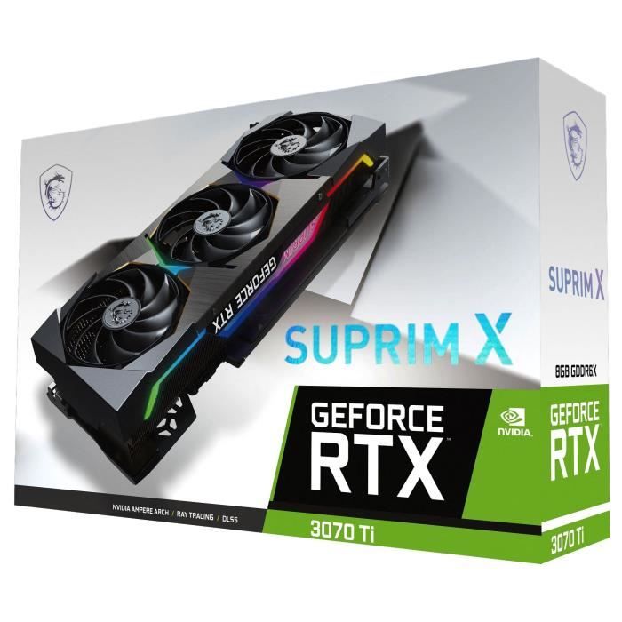 MSI GeForce RTX 3070 Ti Suprim X - 8 Go