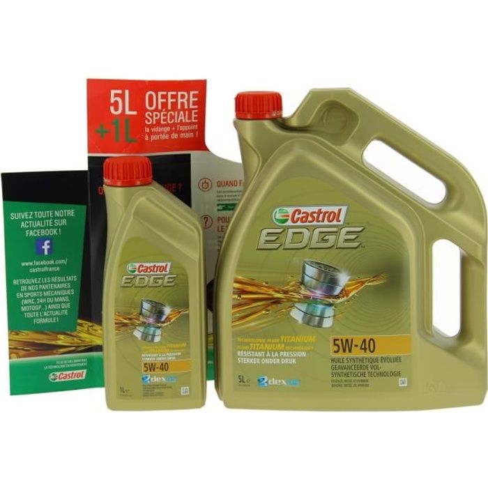 Castrol BORDO CASTROL 5W-40 5 + 1L
