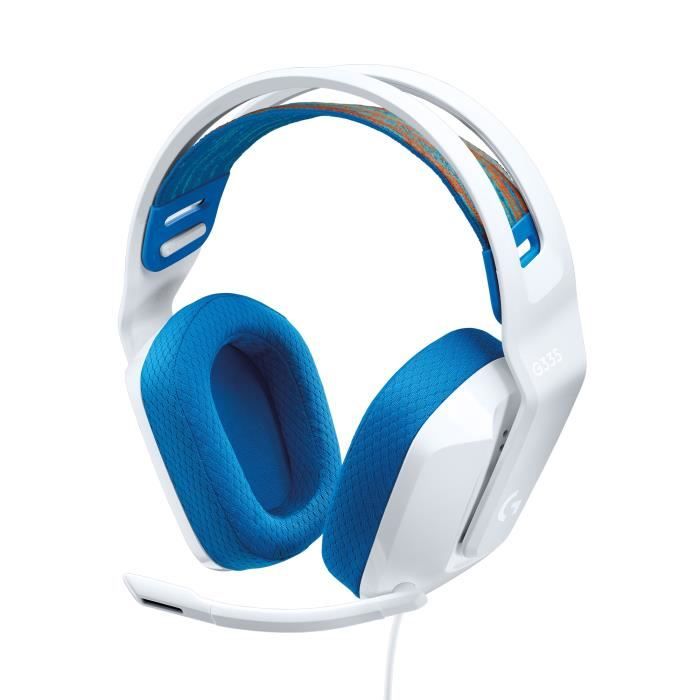 Cuffie GAMING - Leggere - LOGITECH G - G335 WIRED - BIANCHE - Certificate Discord