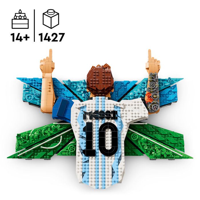 Image secondaire de LEGO Lionel Messi - La Célébration en Mosaïque