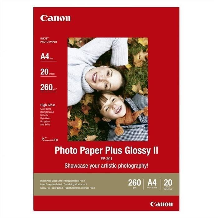 CANON Papier photo A4 PP-201 Brillant Extra 265gr 20 feuilles