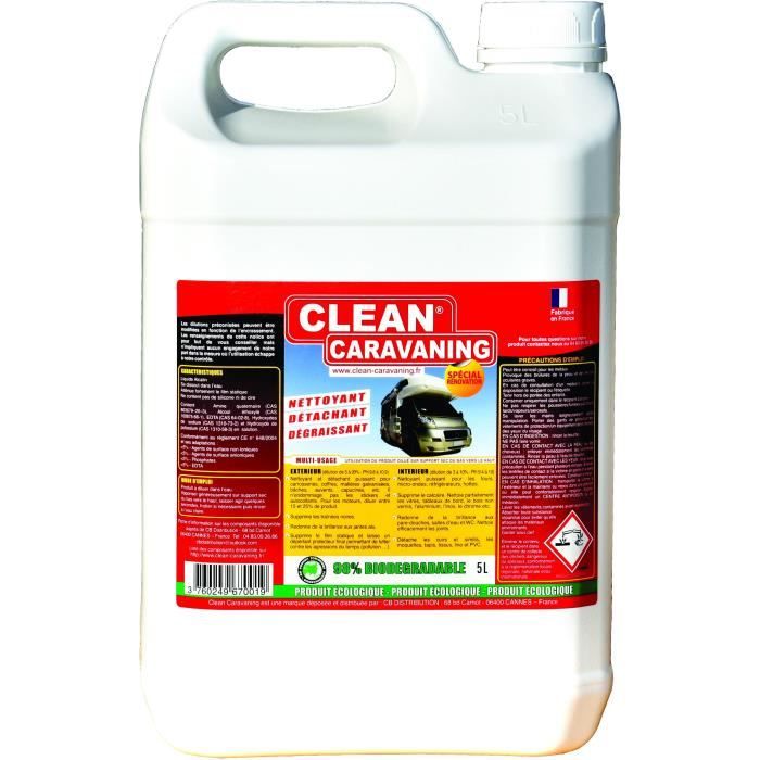 Prodotto per la manutenzione - CLEAN - Clean Caravaning - Tanica da 5 L