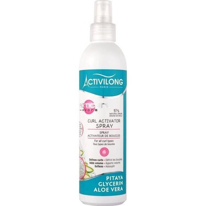 ACTIVILONG Spray activateur de boucles Acticurl Hydra - Pitaya, glycerine et aloe vera - 250 ml