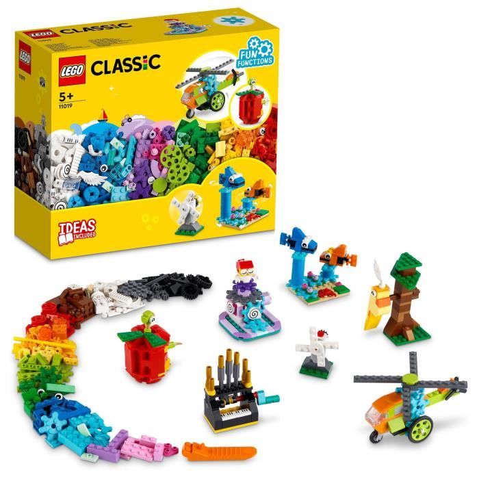 LEGO Classic 11019 Briques et Fonctionnalités, Jouets de Construction Enfants
