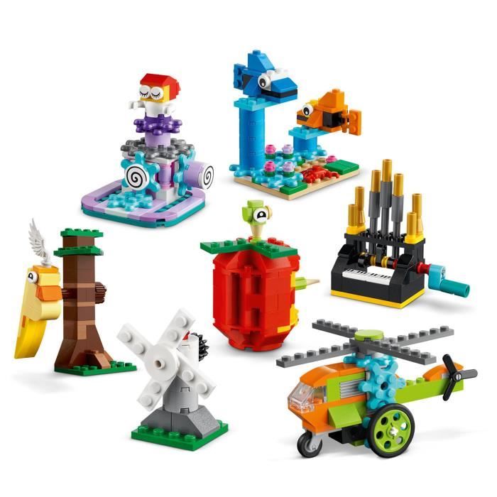 LEGO Classic 11019 Briques et Fonctionnalités, Jouets de Construction Enfants