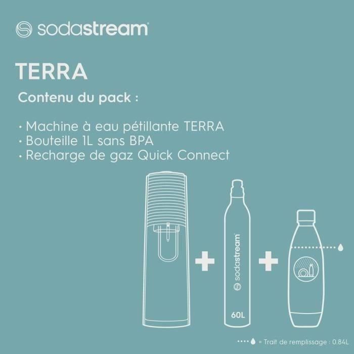 SODASTREAM - Machine TERRA Blanche Promo