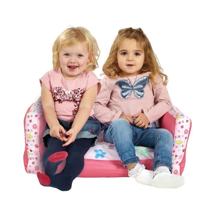 Peppa Pig - Mini canapé convertible - canapé-lit gonflable pour enfants