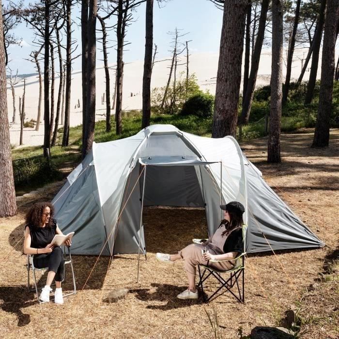 Tente camping 4 places SURPASS SURPTENT401G Gris